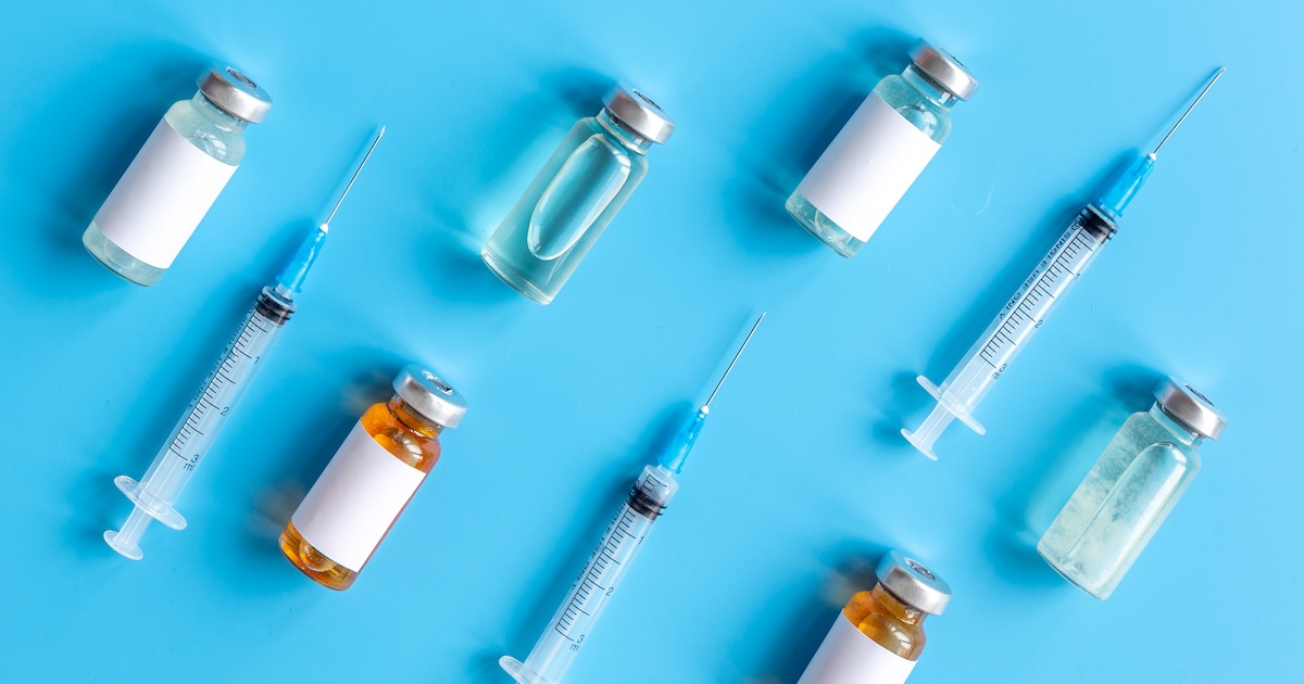 iCRYO Fairfield peptide vials ready for dosing